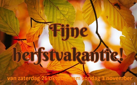 Herfstvakantie