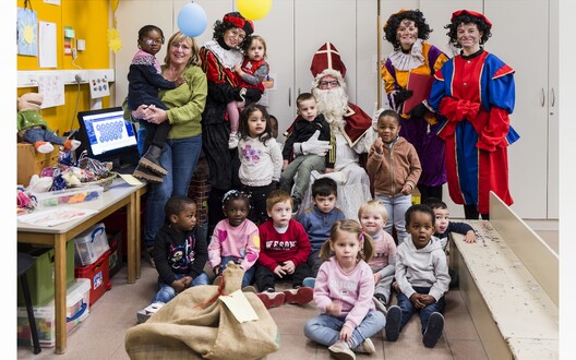 Sinterklaas op bezoek