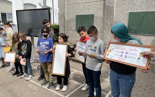 verslag door leerlingen van de Octopusraad