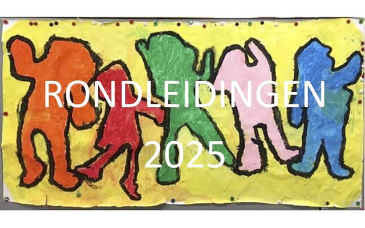 Rondleidingen 2025 - geschilderde silhouetten van kinderen