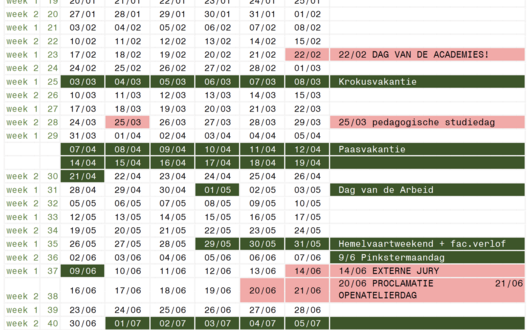 schoolkalender