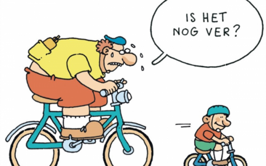 Fietstocht naar het zwembad Rozebroeken