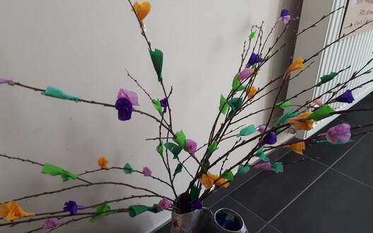 Een bloeiende boom