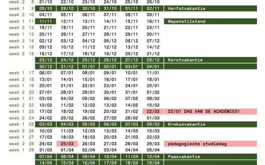 Schoolkalender 24-25