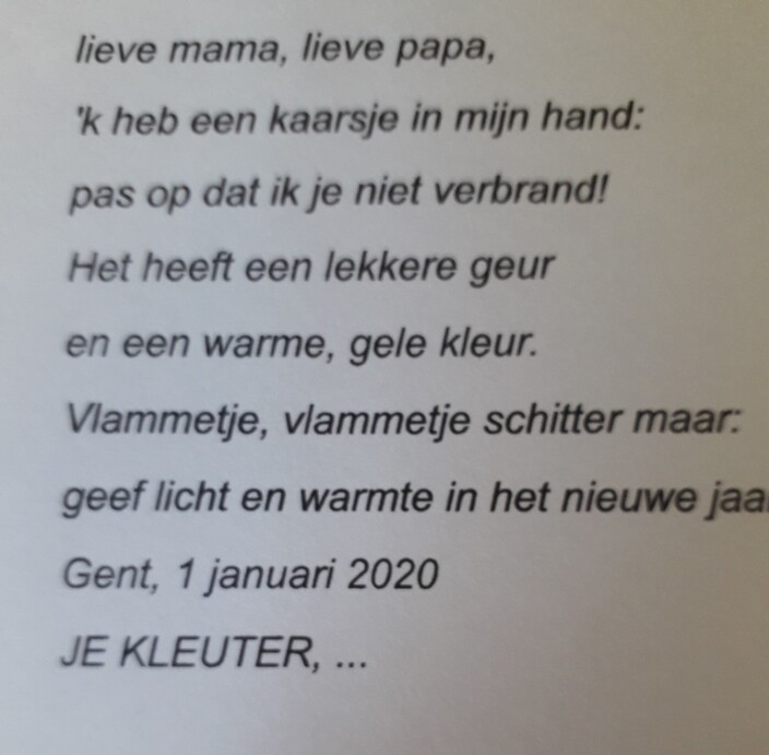 nieuwjaarsbrief