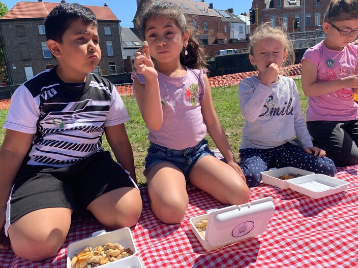 Picknicken in het Baudelopark