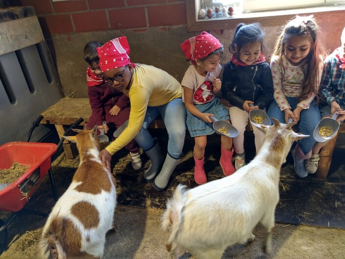 Uitstap naar de boerderij