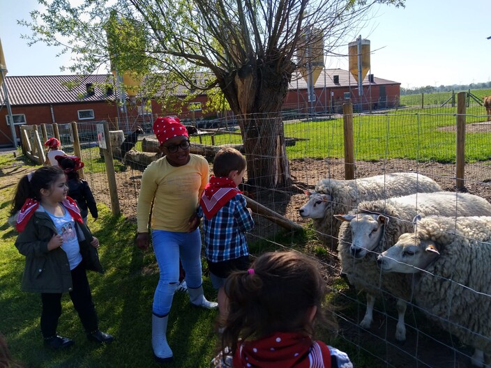 Uitstap naar de boerderij