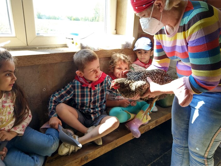 Uitstap naar de boerderij