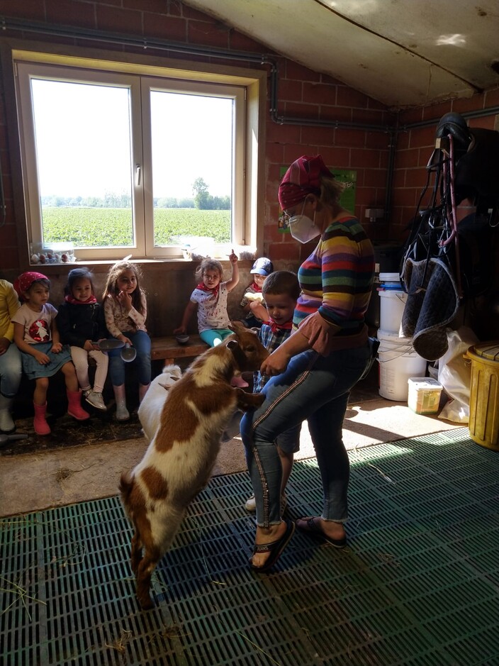 Uitstap naar de boerderij