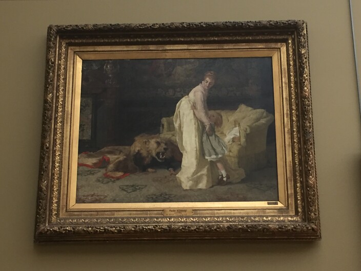 schilderij in het museum