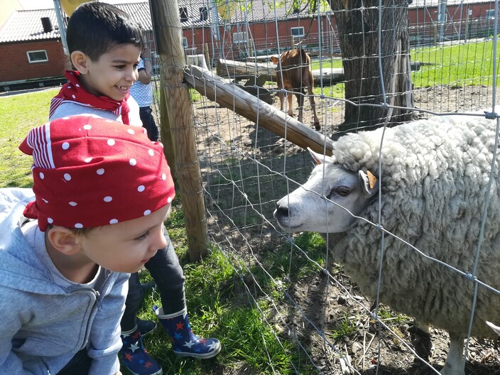 Uitstap naar de boerderij