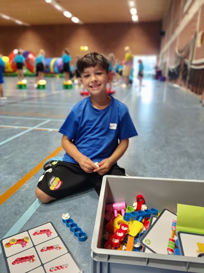 Spelen met verschillende soorten blokken