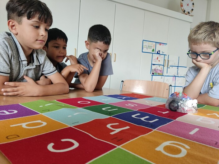 Werken met de beebots