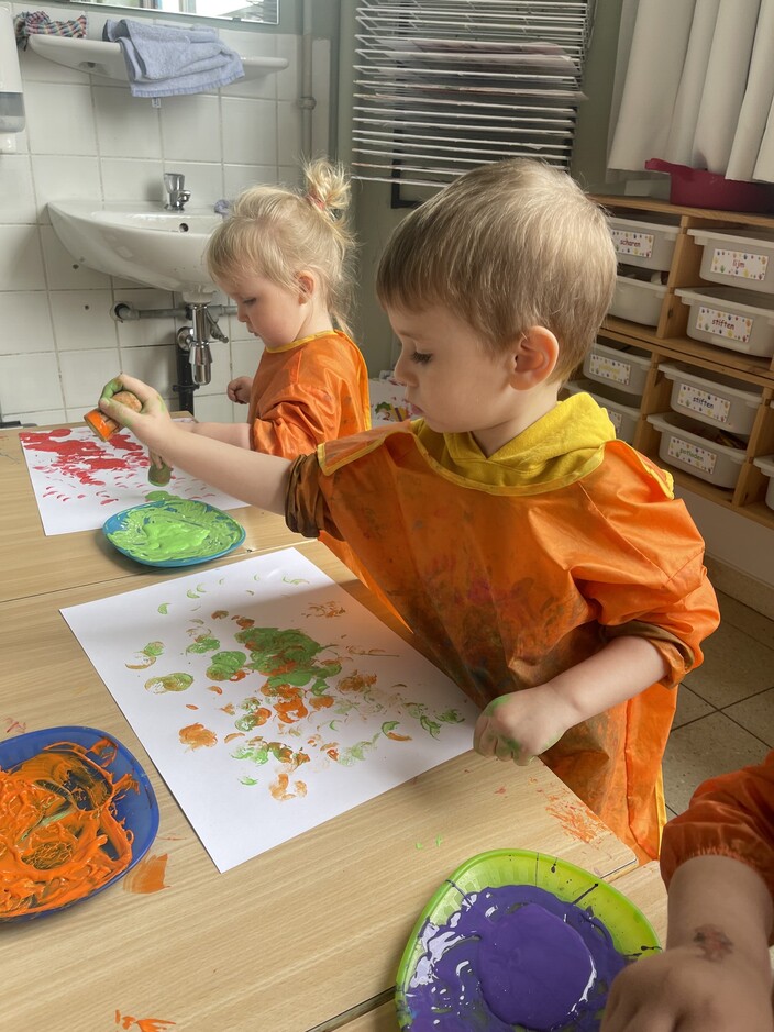 Stempelen van ons ouderdagcadeau