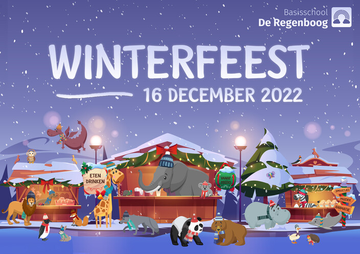 Poster winterfeest