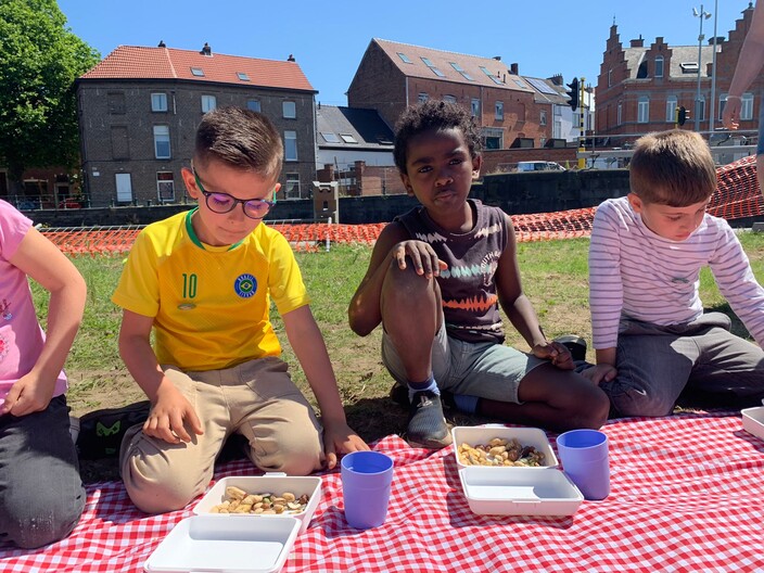 Picknicken in het Baudelopark