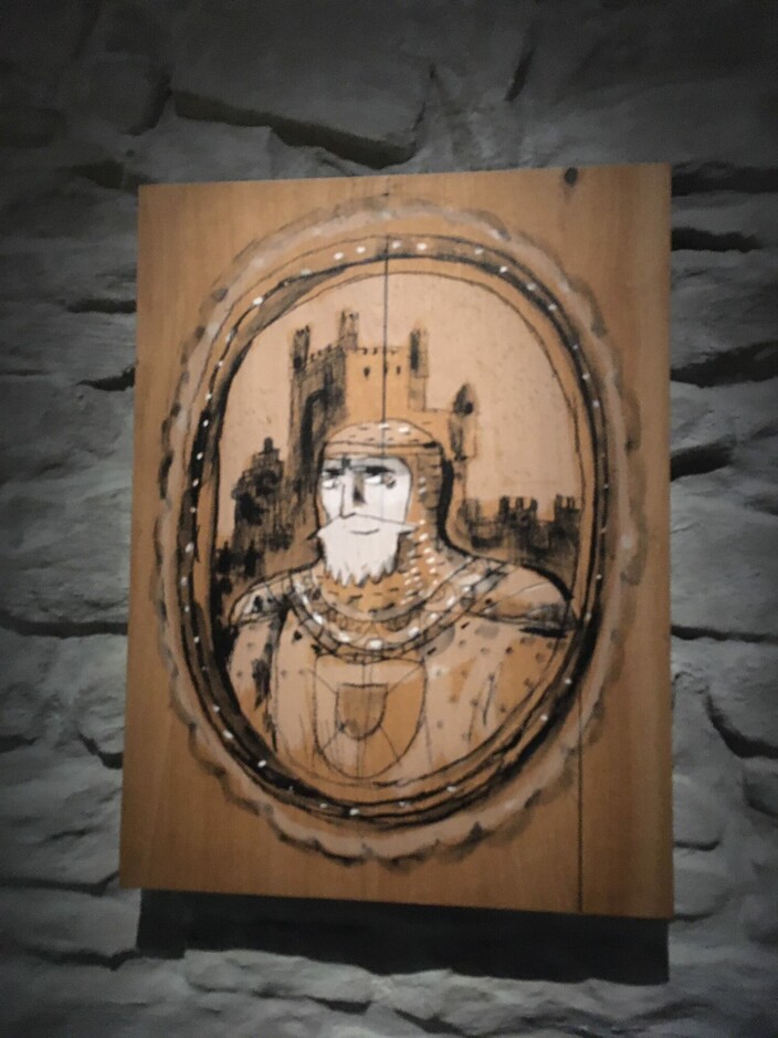 tekening van een ridder